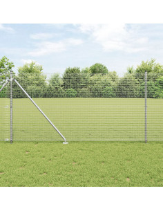 Palo della recinzione Argento 50 x 1,2 m (rete 16 x 16 mm) 2