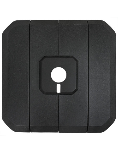 Set di 4 basi per ombrellone a braccio da 130kg con sabbia o 90kg con acqua
