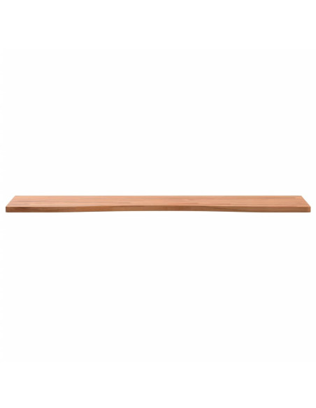 Piano per Scrivania 80x(36-40)x1,5 cm Legno Massello di Faggio