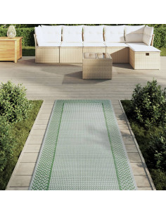 Tappeto da Esterno Verde 80x250 cm in PP 2