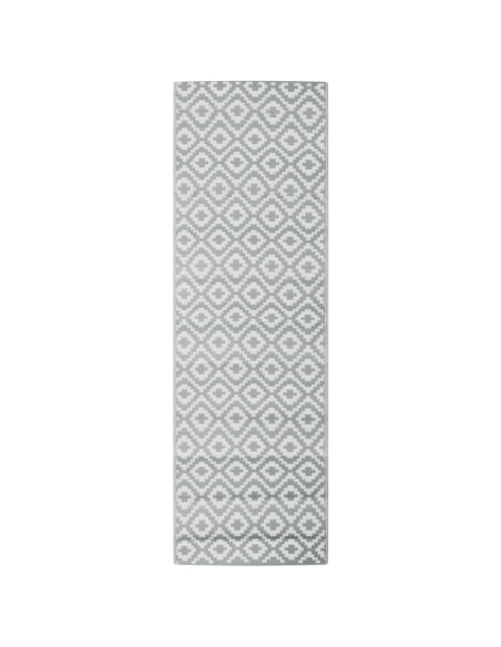 Tappeto da Esterni Grigio 80x250 cm in PP