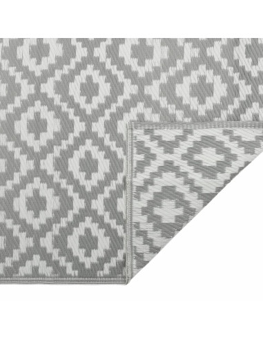 Tappeto da Esterni Grigio 80x250 cm in PP