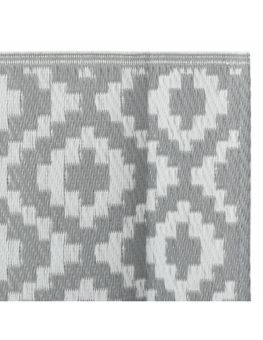 Tappeto da Esterni Grigio 80x250 cm in PP