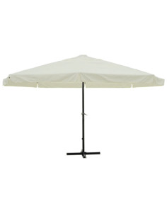 Ombrellone bianco in alluminio 500 cm 2