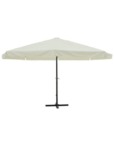 Ombrellone bianco in alluminio 500 cm