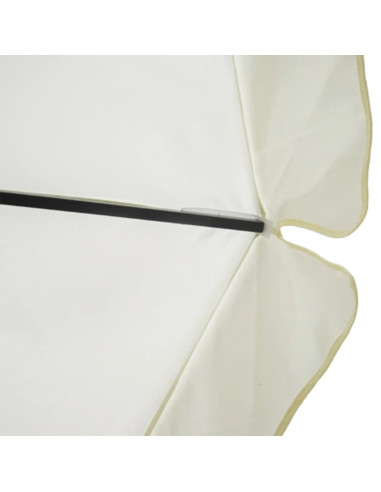 Ombrellone bianco in alluminio 500 cm