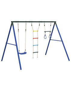 Set Gioco da Esterno con Altalena,Trapezio e Scala