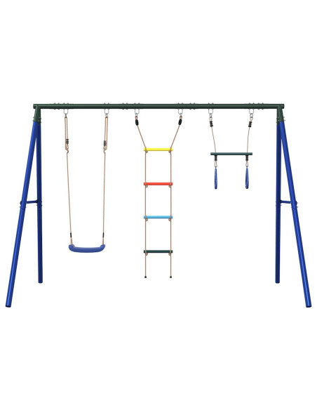 Set Gioco da Esterno con Altalena,Trapezio e Scala