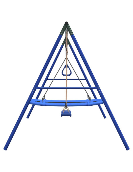 Set Gioco da Esterno con Altalena Trapezio e Altalena Nido