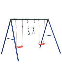 Set Gioco da Esterno con Altalene e Trapezio
