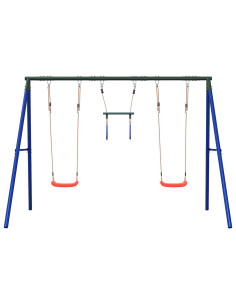 Set Gioco da Esterno con Altalene e Trapezio 2