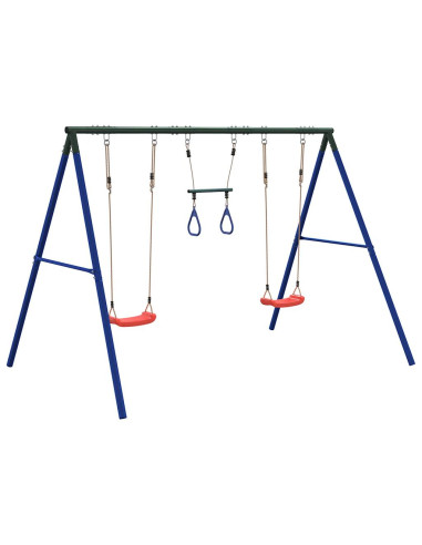Set Gioco da Esterno con Altalene e Trapezio