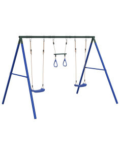 Set Gioco da Esterno con Altalene e Trapezio