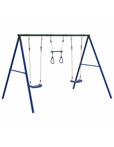 Set Gioco da Esterno con Altalene e Trapezio