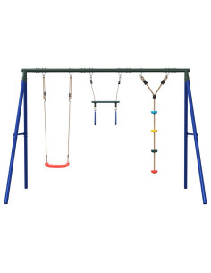 Set Gioco da Esterno con Altalena Trapezio e Altalena a Disco 2