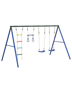 Set Gioco da Esterno con Altalene Trapezio e Scala