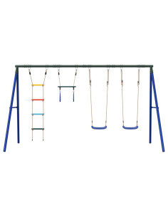 Set Gioco da Esterno con Altalene Trapezio e Scala 2