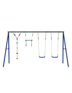 Set Gioco da Esterno con Altalene Trapezio e Altalena a Disco 2