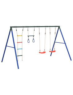 Set Gioco da Esterno con Altalene Trapezio e Scala