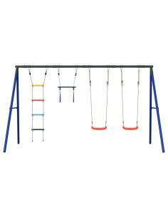 Set Gioco da Esterno con Altalene Trapezio e Scala 2