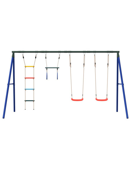 Set Gioco da Esterno con Altalene Trapezio e Scala