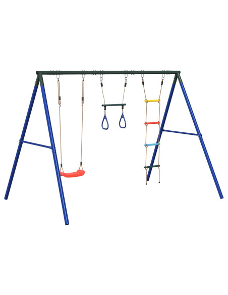 Set Gioco da Esterno con Altalena,Trapezio e Scala