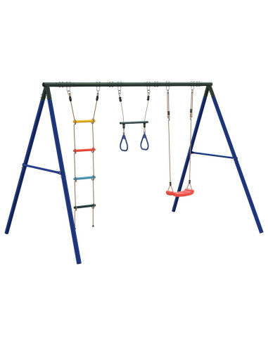 Set Gioco da Esterno con Altalena,Trapezio e Scala