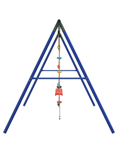 Set Gioco da Esterno con Altalena Trapezio Scala e Altalena