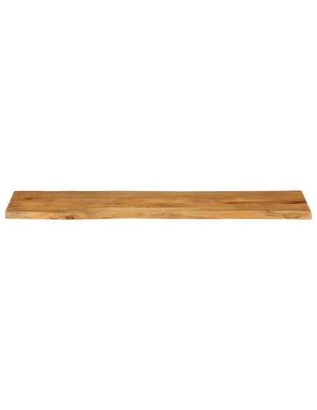 Piano Tavolo 160x40x2,5 cm Bordi Vivi in Legno Massello Mango