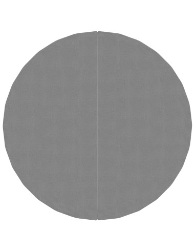 Telo Sotto Piscina Grigio Chiaro Ø244 cm Geotessile Poliestere