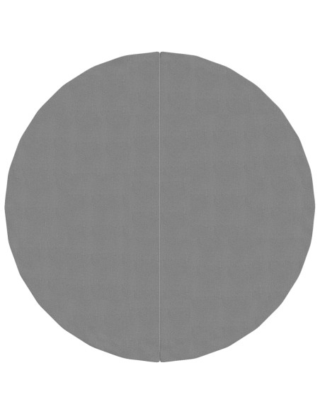 Telo Sotto Piscina Grigio Chiaro Ø244 cm Geotessile Poliestere