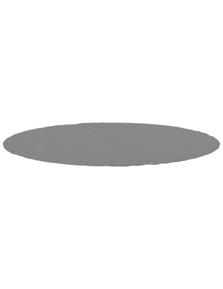 Telo Sotto Piscina Grigio Chiaro Ø244 cm Geotessile Poliestere