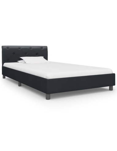 Giroletto Nero in Similpelle 90x200 cm