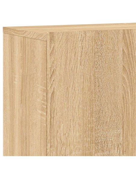 Mobili TV a Muro 5pz Rovere Sonoma in Legno Multistrato