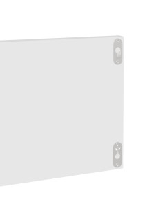 Mensole a Muro 2 pz Bianche 80x11,5x18 cm in Legno Multistrato