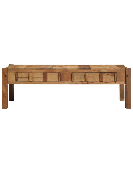 Tavolino da caffè  110x55x35 cm Legno Riciclato