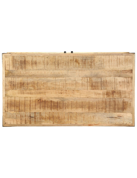 Tavolo da caffè  90x50x40 cm in legno massello di mango