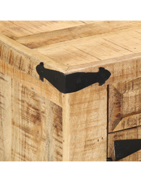 Tavolo da caffè  90x50x40 cm in legno massello di mango