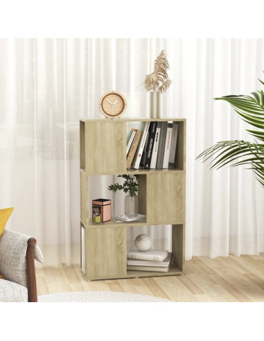 Libreria/Divisorio Rovere Sonoma 60x24x94 cm in Truciolato