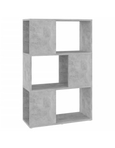 Libreria/Divisorio Grigio Cemento 60x24x94 cm in Truciolato 2