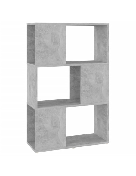 Libreria/Divisorio Grigio Cemento 60x24x94 cm in Truciolato