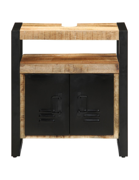 Mobile per Lavabo  55x35x60 cm in Legno Grezzo