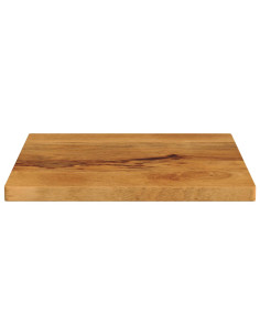 Piano Tavolo 60x60x2,5 cm Quadrato Legno Massello di Acacia 2