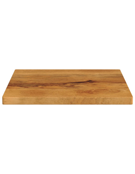 Piano Tavolo 60x60x2,5 cm Quadrato Legno Massello di Acacia