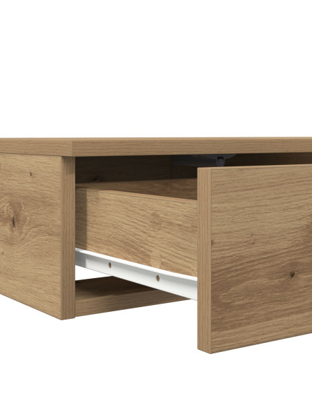 Comodino Rovere Artigianale Legno 150 x 36.5 x 16.5 cm Comodino
