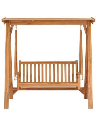 Dondolo da Giardino 170 cm in Legno Massello di Teak
