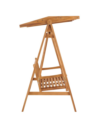 Dondolo da Giardino 170 cm in Legno Massello di Teak