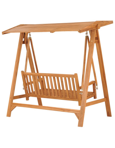 Dondolo da Giardino 170 cm in Legno Massello di Teak