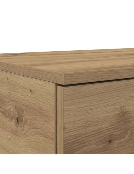 Comodino Rovere Artigianale Legno 150 x 36.5 x 16.5 cm Comodino