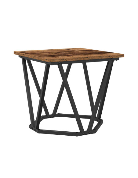 Tavolino da caffè  Legno di recupero Metallo, Legno Medio Elegante